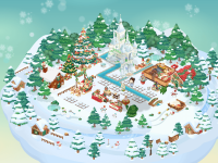 「サンタのプレゼント工場」イベント ピグライフ